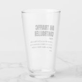 Flugverkehrsleiter - Funny Job Definition Glas (Rückseite)