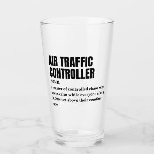 Flugverkehrsleiter - Funny Job Definition Glas