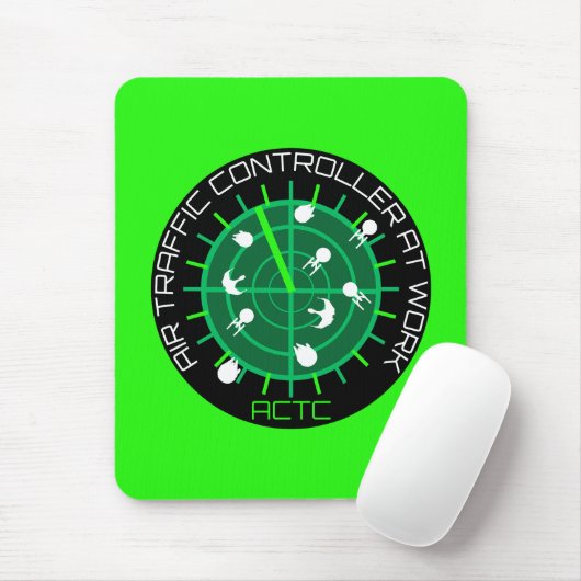 Flugverkehrsleiter Mousepad (Mit Mouse)