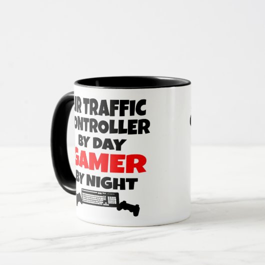 Flugverkehrsleiter Tasse (Vorderseite Links)