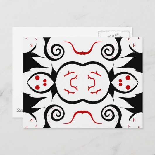 Flugvögel Postkarte (Vorne/Hinten)