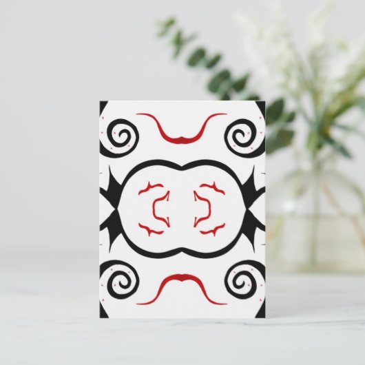 Flugvögel Postkarte (Stehend Vorderseite)