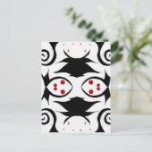 Flugvögel v3 postkarte (Stehend Vorderseite)