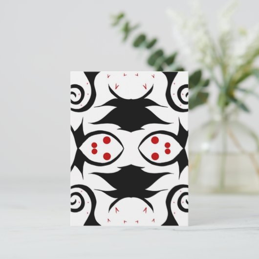 Flugvögel v3 postkarte (Stehend Vorderseite)