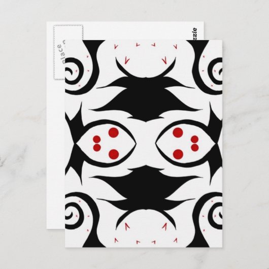 Flugvögel v3 postkarte (Vorne/Hinten)