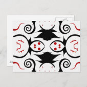 Flugvögel v3 postkarte (Vorne/Hinten)