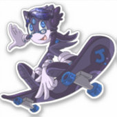 Flugzeit. Aufkleber (Vorderseite)