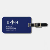 Flugzeit Gepäckanhänger (Vorderseite horizontal)