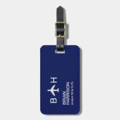 Flugzeit Gepäckanhänger (Vorderseite vertikal)