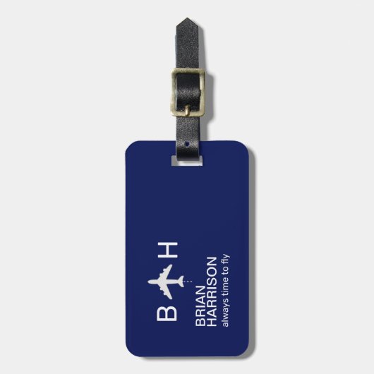 Flugzeit Gepäckanhänger (Vorderseite vertikal)