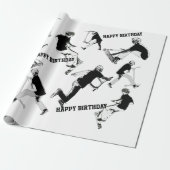 Flugzeit!- Scooter-Spaß Geschenkpapier (Ungerollt)