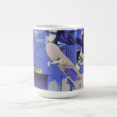 Flugzeit - Skateboarder Kaffeetasse (Mittel)