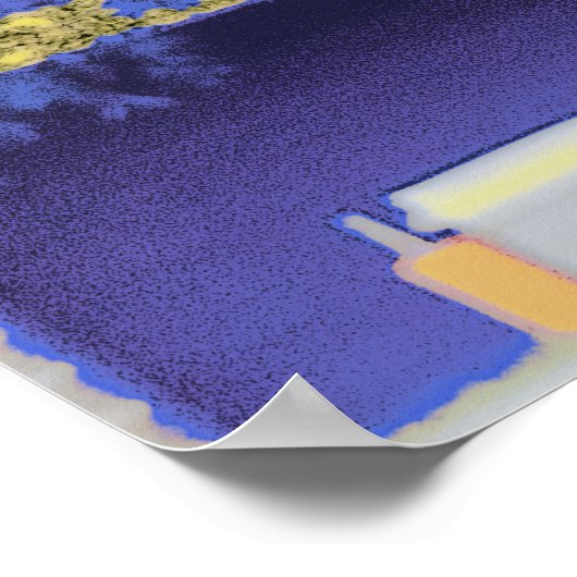 Flugzeit - Skateboarder Poster (Ecke)