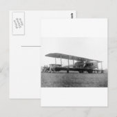 Flugzeug, 1919 postkarte (Vorne/Hinten)