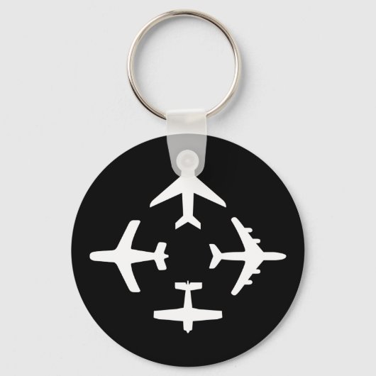 FLUGZEUG 2 SCHLÜSSELANHÄNGER (Vorderseite)
