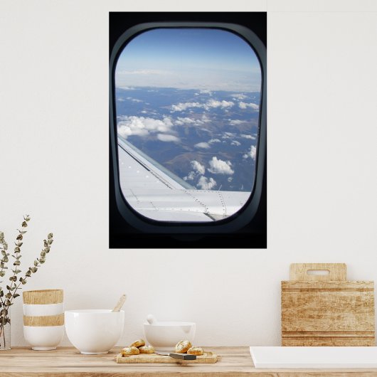 Flugzeug (ab 14.95 Uhr) Poster (Küche)