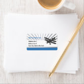 Flugzeug Adressaufkleber (Insitu)