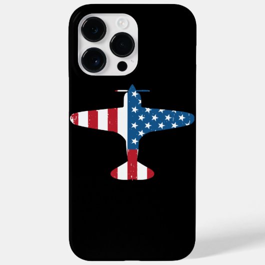 Flugzeug Aircraft USA Flag Veteran Pilot Geschenk Case-Mate iPhone Hülle (Rückseite)