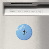 Flugzeug am Himmel Magnet (In Situ (Geschirrspüler))