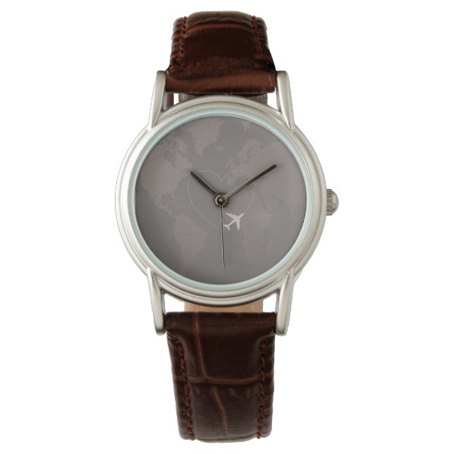 Flugzeug Armbanduhr (Vorderseite)