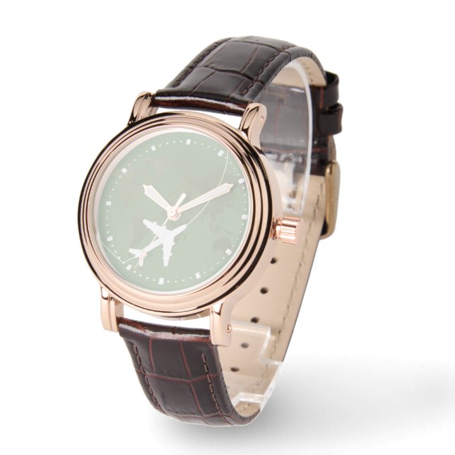 Flugzeug Armbanduhr (Winkel)