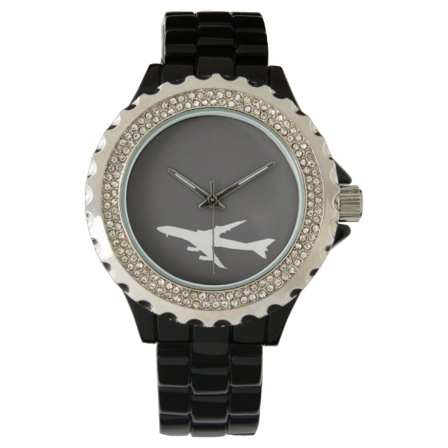 Flugzeug Armbanduhr (Vorderseite)