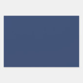 Flugzeug auf dunkelgraublauen Papierblättern Geschenkpapier Set (Vorderseite 3)