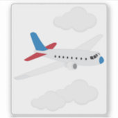 Flugzeug Aufkleber (Vorderseite)