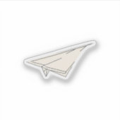 Flugzeug Aufkleber (Vorderseite)