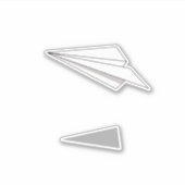 Flugzeug Aufkleber (Vorderseite)