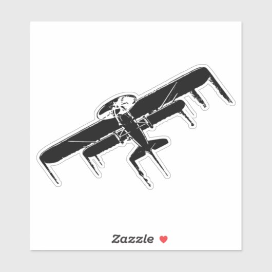 Flugzeug Aufkleber (Blatt)