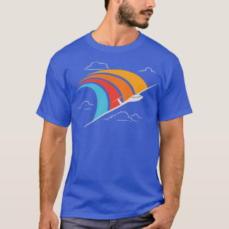Flugzeug-Aviator für Retro-Glider T-Shirt