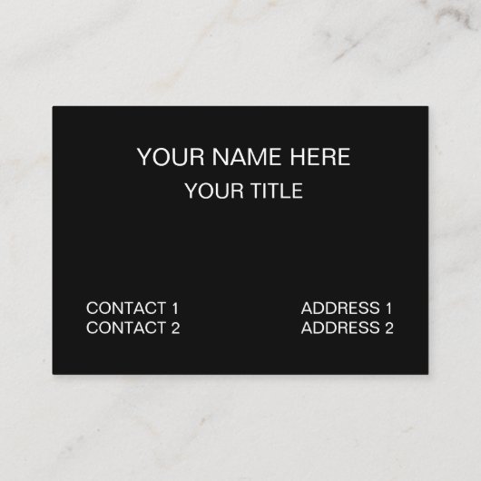 Flugzeug-Aviator Visitenkarte (Rückseite)