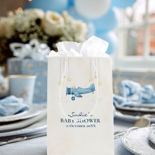 Flugzeug-Baby-Party Whimsical Begrüßung Baby Junge Mittlere Geschenktüte