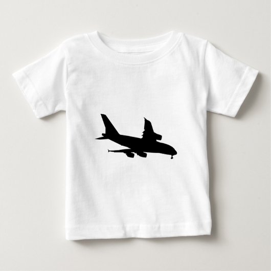 Flugzeug Baby T-shirt (Vorderseite)