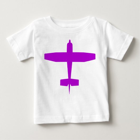 Flugzeug Baby T-shirt (Vorderseite)