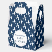 Flugzeug Babydusche Party Geschenkschachtel (Geöffnet)