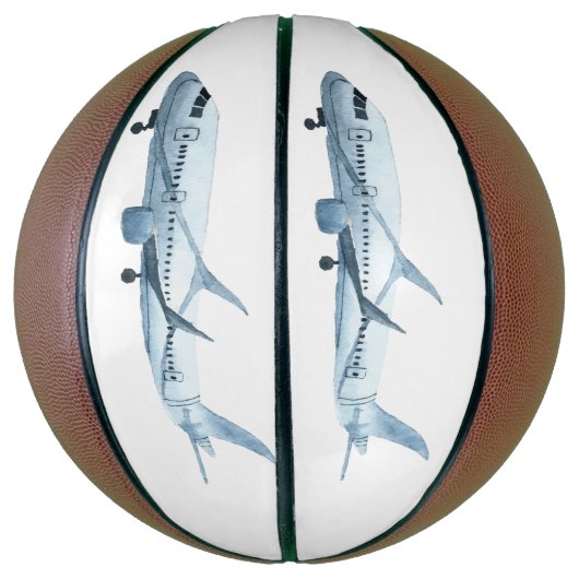 Flugzeug Basketball (Vertikal)