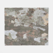 Flugzeug-Baumtarnung sieht Rinde Muster Fleece bl (Vorderseite (Horizontal))