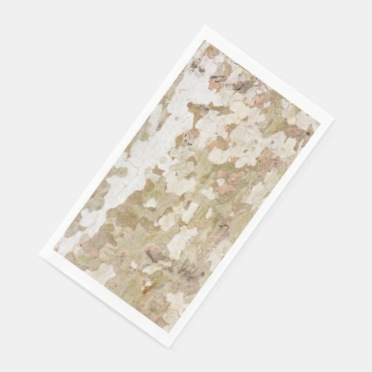 Flugzeug-Baumtarnung sieht wie Rinde-Muster aus Serviette (Ecke)