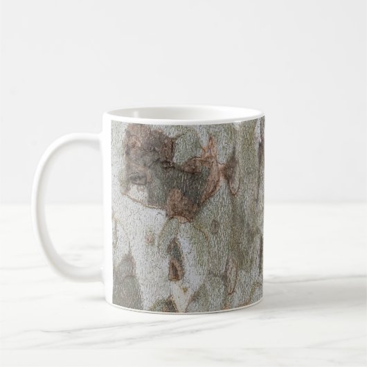 Flugzeug-Baumwoll-Tarnung sieht wie Barkmuster-Kaf Kaffeetasse (Links)