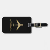 Flugzeug-Bild-Gepäckanhänger Gepäckanhänger (Vorderseite horizontal)