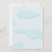 FLUGZEUG Birthday Einladung (Rückseite)