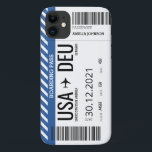 Flugzeug Boarding Ticket (Personalisieren) Case-Ma Case-Mate iPhone Hülle<br><div class="desc">Flugzeug Boarding Ticket (Personalisieren) Casing.</div>