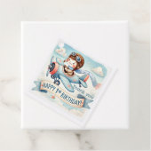 Flugzeug Boy 1. Geburtstag Party Geschenkanhänger (Beispiel)