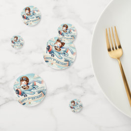 Flugzeug Boy 1. Geburtstag Party Konfetti