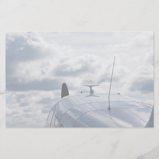 Flugzeug Briefpapier (Vorderseite)