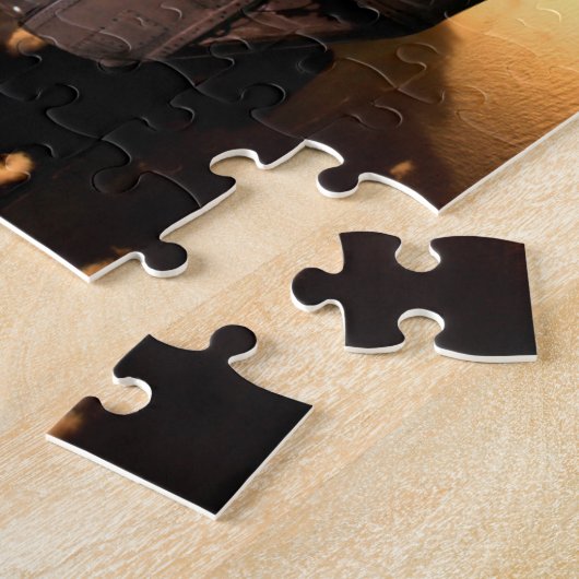 Flugzeug-Bugnase-Kunst-Puzzlespiel Puzzle (Seite)