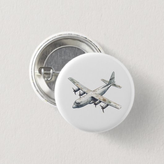 Flugzeug Button (Vorne & Hinten)
