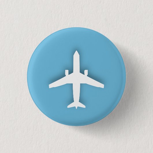 Flugzeug Button (Vorderseite)